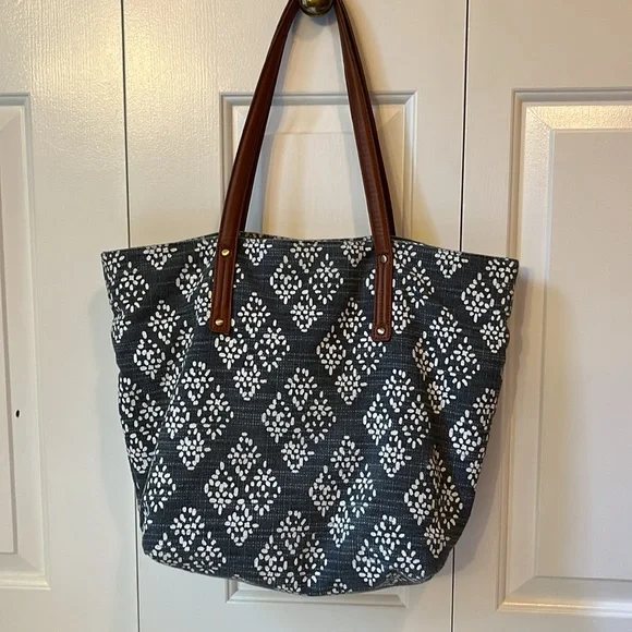 Large Antik Kraft Boho tote bag - EUC - Picture 3 of 12